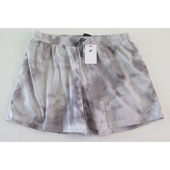 Nike DH3020 084 Women's Plus Sz 2X Gray Icon Clash Mesh Shorts - Picture 1 of 6